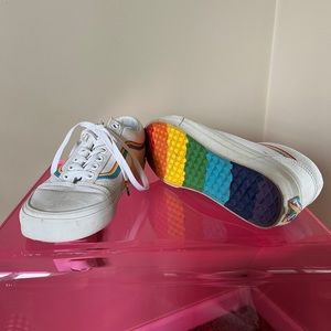 Vans Limited Unisex Old Skool Pride Rainbow Skate Shoe